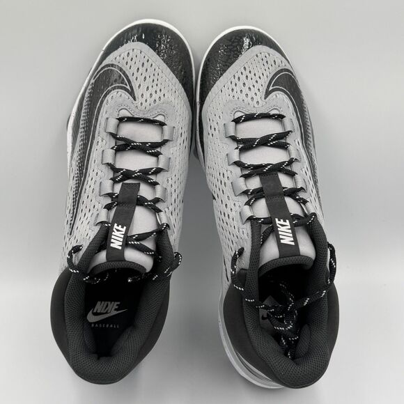 Nike Alpha Huarache Elite 4 MCS Baseball Cleat Smoke Grey FD6221-002 Men’s Sz 11 main image 9